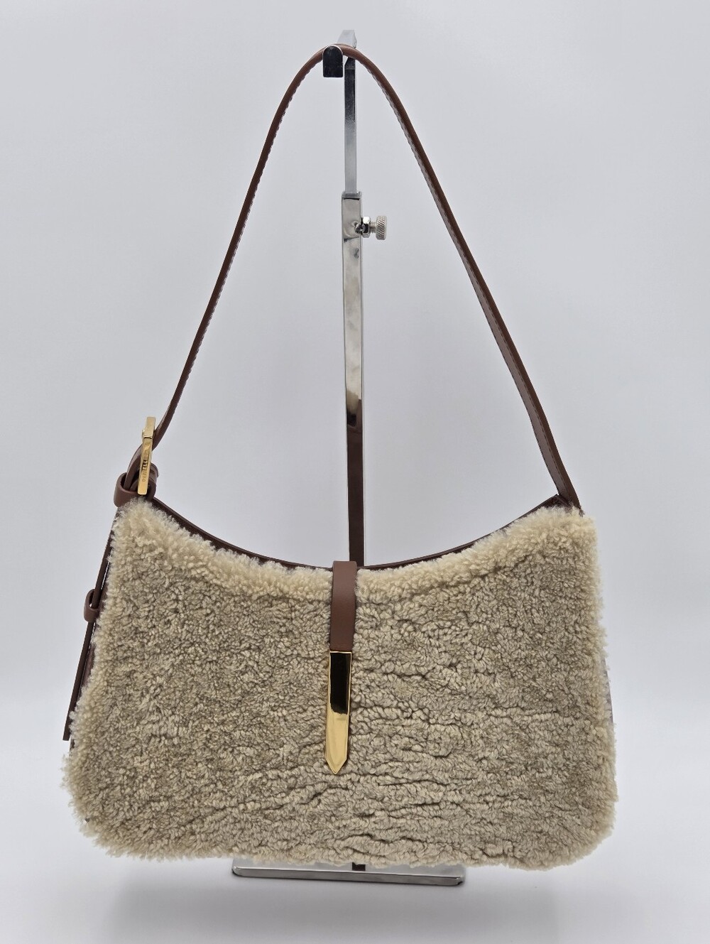 DeMellier Tokyo Shearling Shoulder Bag
